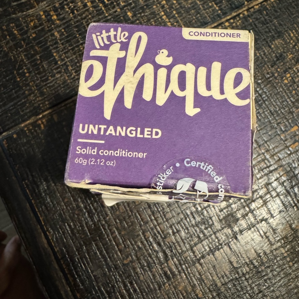 Little Ethique Untangled Solid Conditioner - Purple- untangled pack of 4 bars